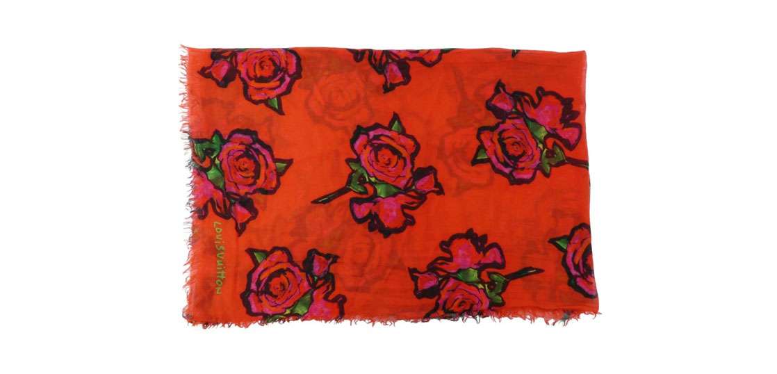 ルイヴィトン M72379 カシミヤ シルク エトールローズ 大判ストール 買取実績