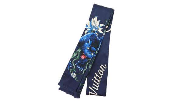 ルイヴィトン MP1708 キムジョーンズ期 フローラルパンサー シルク スカーフ ストール 買取実績
