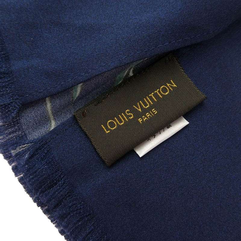 ルイヴィトン MP1708 キムジョーンズ期 フローラルパンサー シルク スカーフ ストール 買取実績 画像