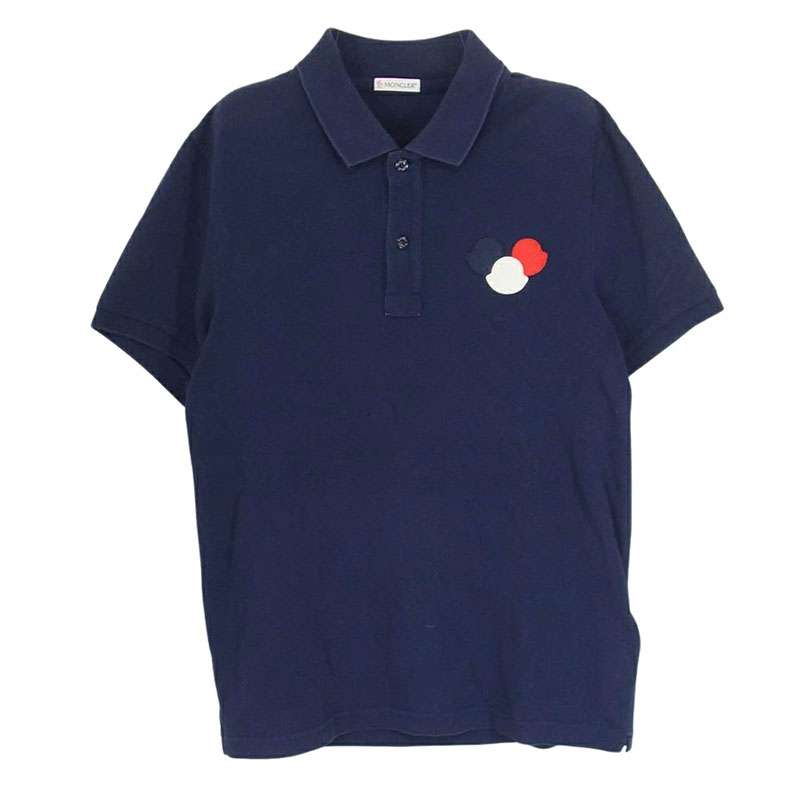 モンクレール 17SS C10918318800 84556 ワンポイント アイコンロゴワッペン ポロシャツ 買取実績 画像
