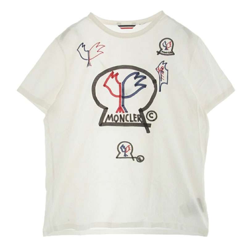 モンクレール D20918037850 8390Y MAGLIA T-SHIRT ロゴプリント 半袖 Tシャツ 買取実績 画像