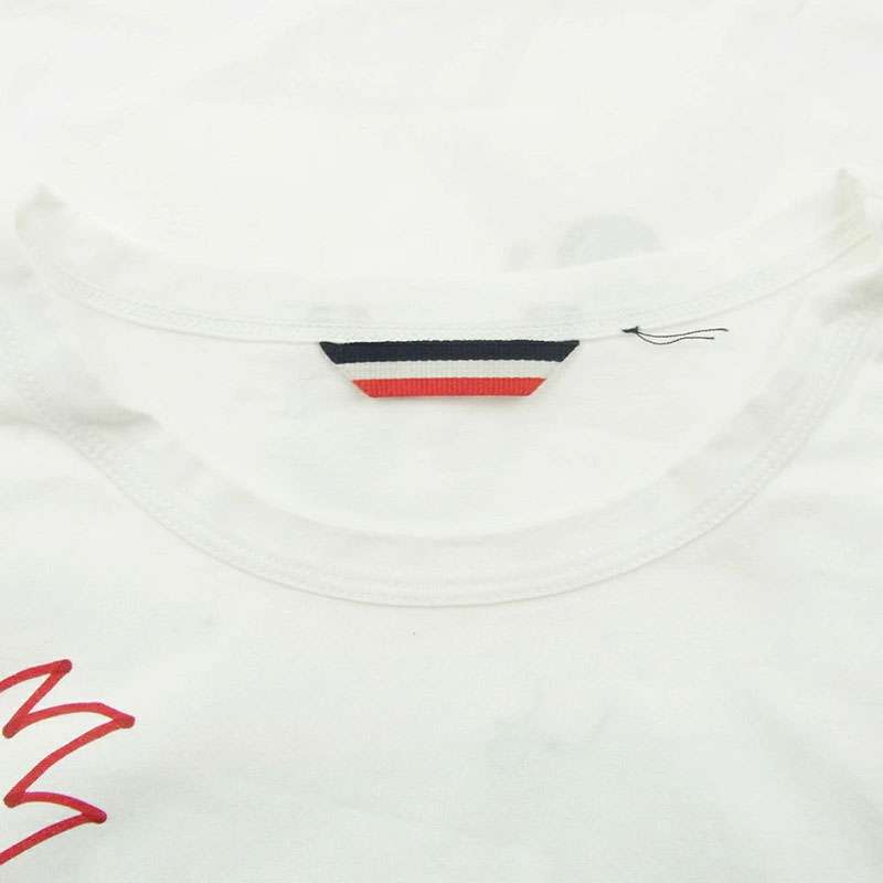 モンクレール D20918037850 8390Y MAGLIA T-SHIRT ロゴプリント 半袖 Tシャツ 買取実績 画像