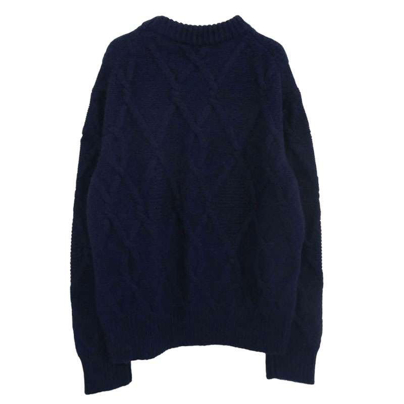 モンクレール I20919C00012 M2106 モンクレールジャパンタグ GIROCOLLO TRICOT ワッペン付 モヘヤ混 ウールニット セーター 買取実績 画像