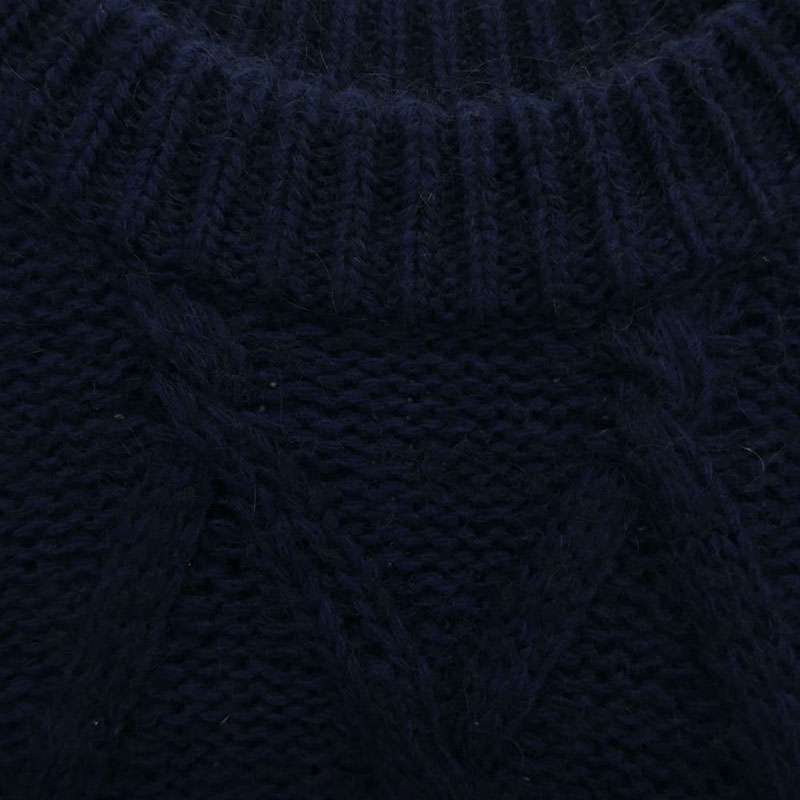 モンクレール I20919C00012 M2106 モンクレールジャパンタグ GIROCOLLO TRICOT ワッペン付 モヘヤ混 ウールニット セーター 買取実績 画像