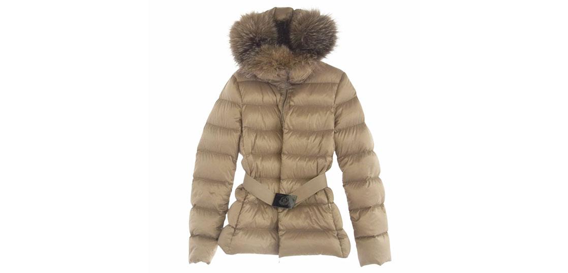 モンクレール TATIE タティエ ファー ベルト付き ダウンジャケット 買取実績