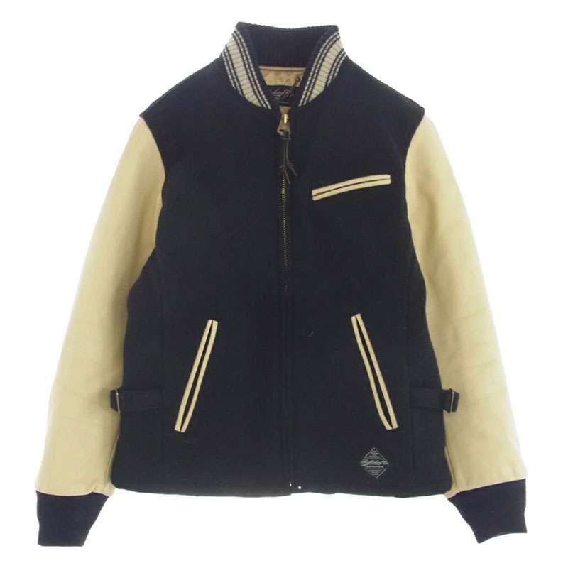 ネイバーフッド 14AW 142TSNH-JKM05 バーシティ ジャケット ウール レザー スタジャン 買取実績 画像