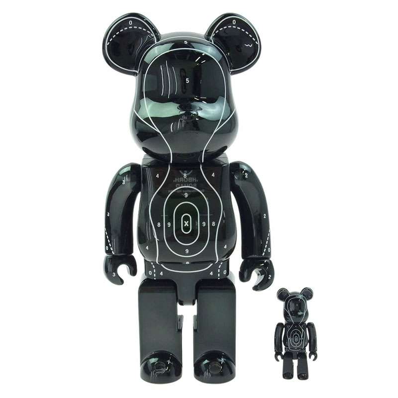 ネイバーフッド 222MCEMN-AC01S × BE@RBRICK ベアブリック × EMOTIONALLY UNAVAILABLE 400% & 100% フィギュア 人形 買取実績 画像
