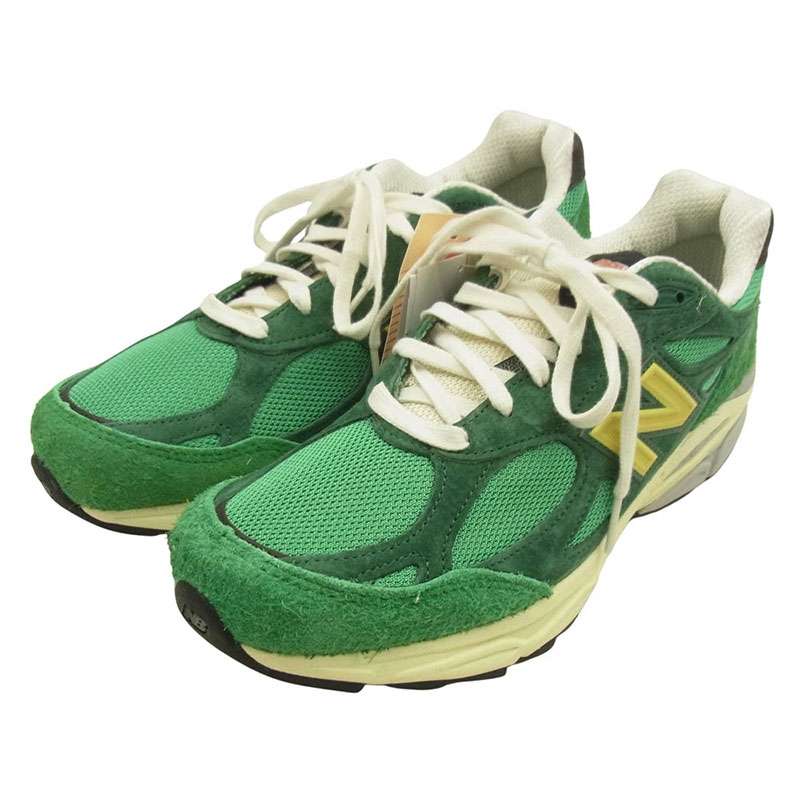 ニューバランス M990GG3 USA製 V3 グリーン/イエロー ローカット スニーカー 買取実績 画像