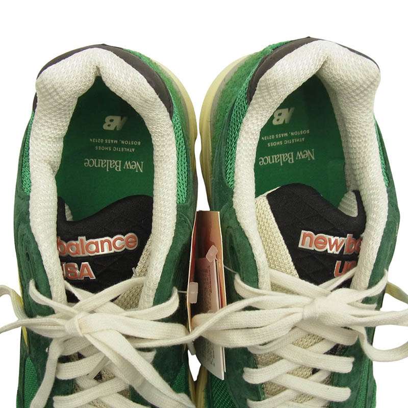 ニューバランス M990GG3 USA製 V3 グリーン/イエロー ローカット スニーカー 買取実績 画像