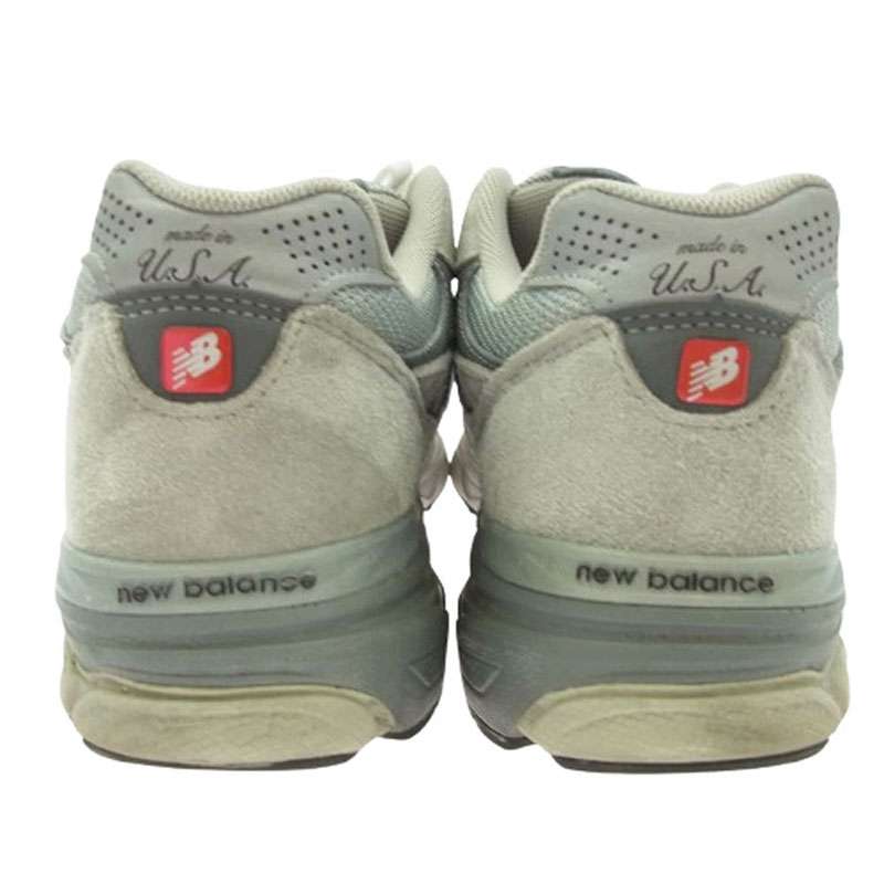ニューバランス M990GY3 USA製 990V3 Gray スエード メッシュ ローカット スニーカー 買取実績 画像