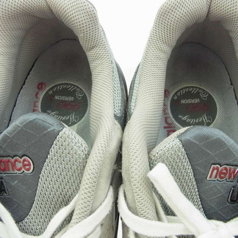 ニューバランス M990GY3 USA製 990V3 Gray スエード メッシュ ローカット スニーカー 買取実績 画像