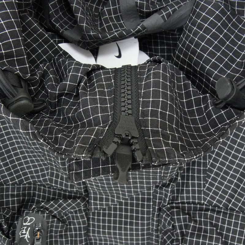 ナイキ DN1750-010 OFF-WHITE オフホワイト AS NRG JACKET チェック ロゴ刺繍 マウンテンパーカー フーディー ジャケット 買取実績 画像