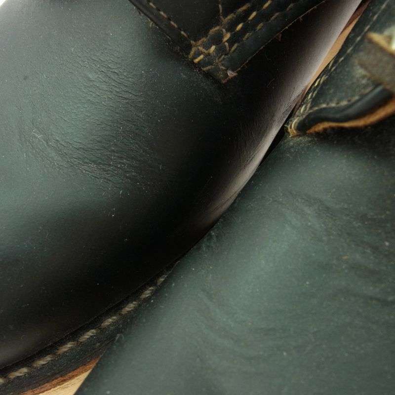 レッドウィング 9870 四角犬タグ復刻 ブラッククロンダイク 茶芯 IRISH SETTER ワーク ブーツ 買取実績　画像