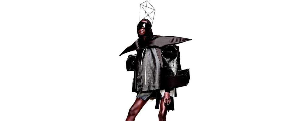 リックオウエンス パリコレモデル画像