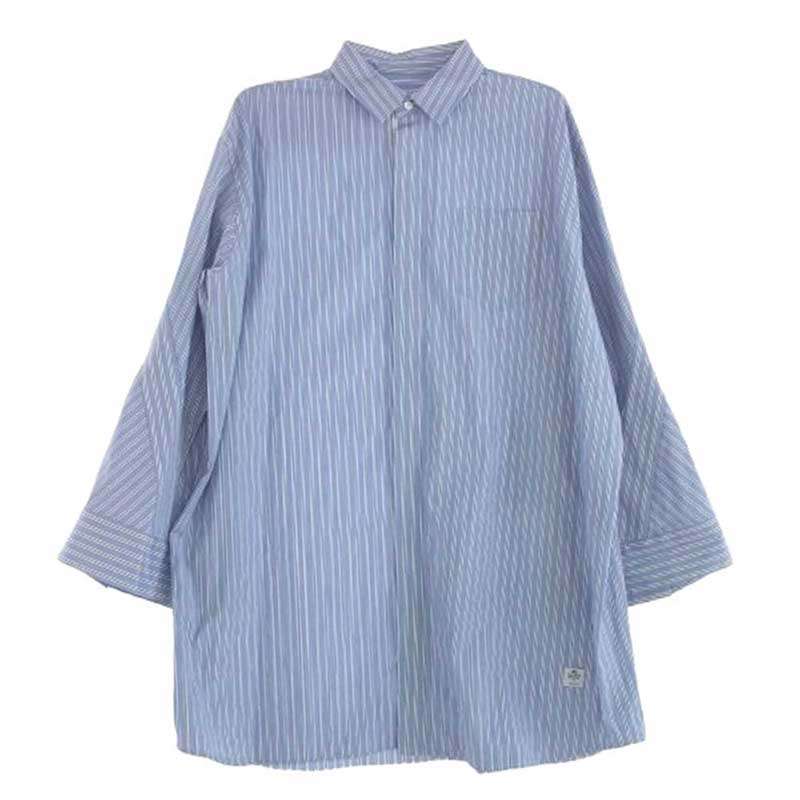 サカイ 23-06627 Thomas Mason Cotton Poplin Dress ストライプ 長袖 シャツ 買取実績 画像