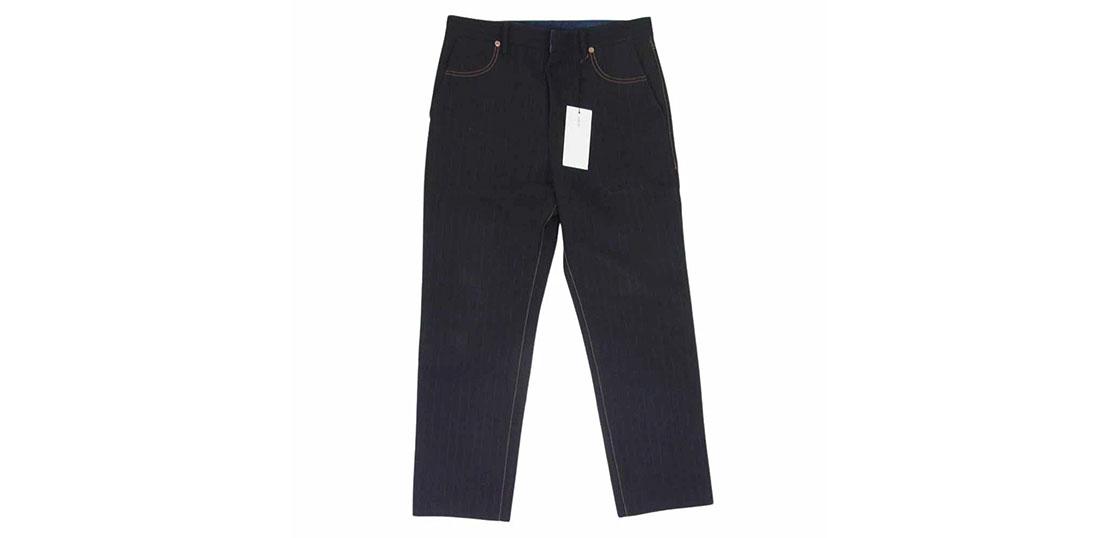 サカイ 24SS 24-03347M trousers ピンストライプ スリムカット パンツ 買取実績