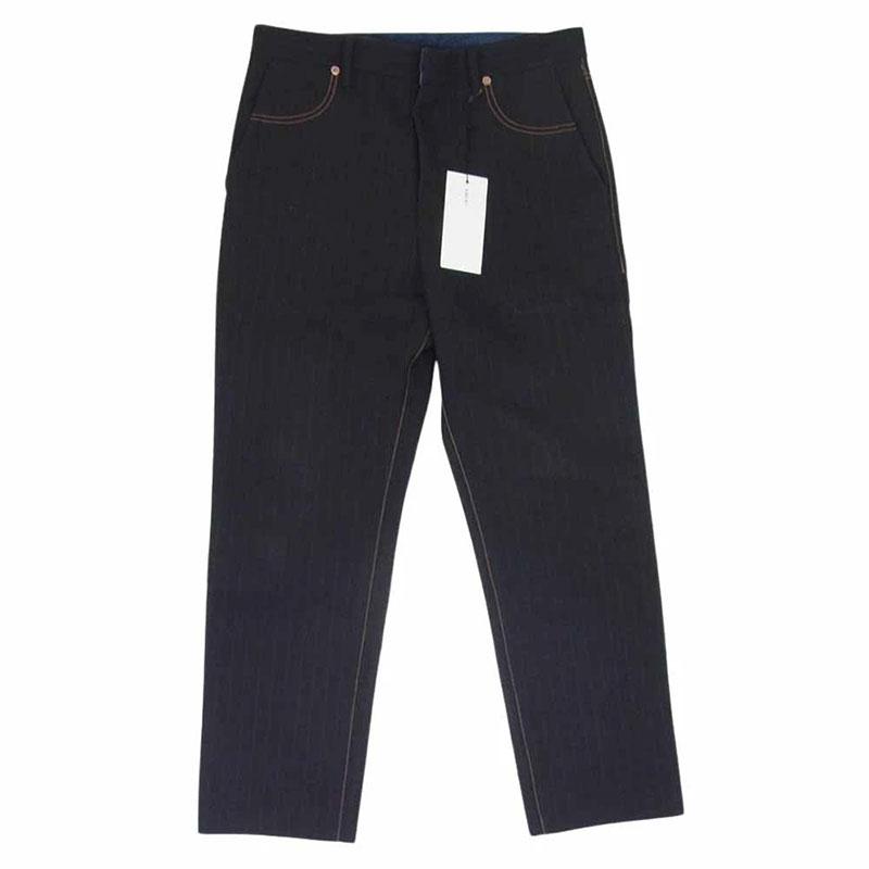 サカイ 24SS 24-03347M trousers ピンストライプ スリムカット パンツ 買取実績 画像