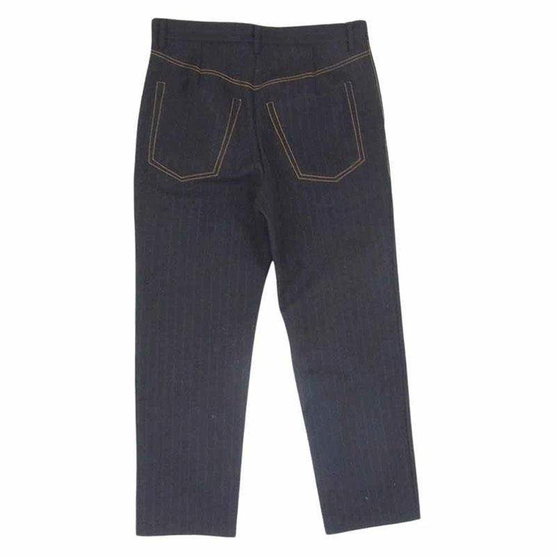 サカイ 24SS 24-03347M trousers ピンストライプ スリムカット パンツ 買取実績 画像