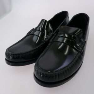 サンローラン 703741 ロゴプレート レザー シューズ ペニーローファー 買取実績