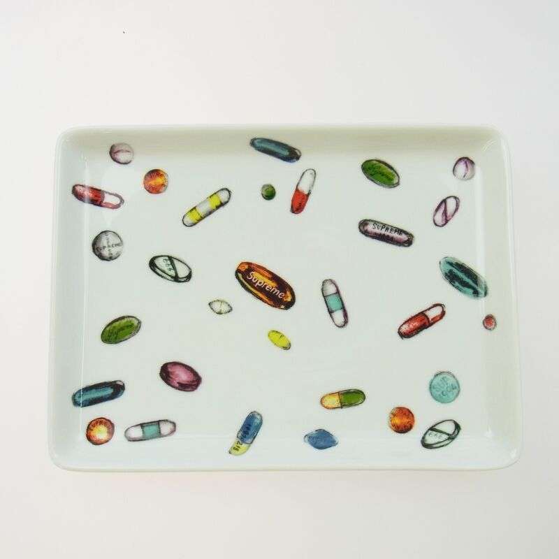 シュプリーム 17SS Pills Ceramic Tray セラミック トレイ 灰皿　画像