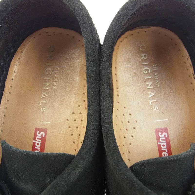 シュプリーム 18SS × Clarks WEAVER ワラビー スエード シューズ 買取実績 画像