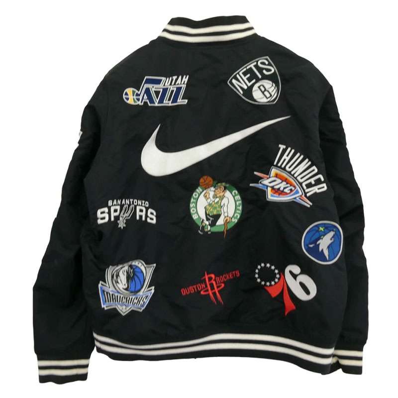 シュプリーム 18SS NIKE ナイキ NBA Teams Warm-Up Jacket ウォームアップ ジャケット ブルゾン スタジャン 買取実績 画像