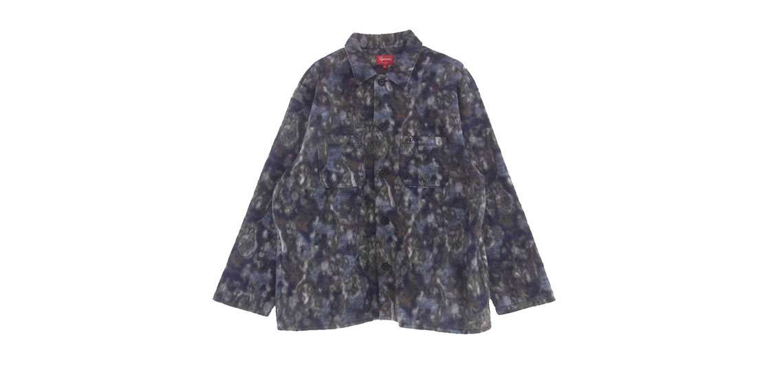 シュプリーム 21AW Paisley Fleece Shirt 買取実績