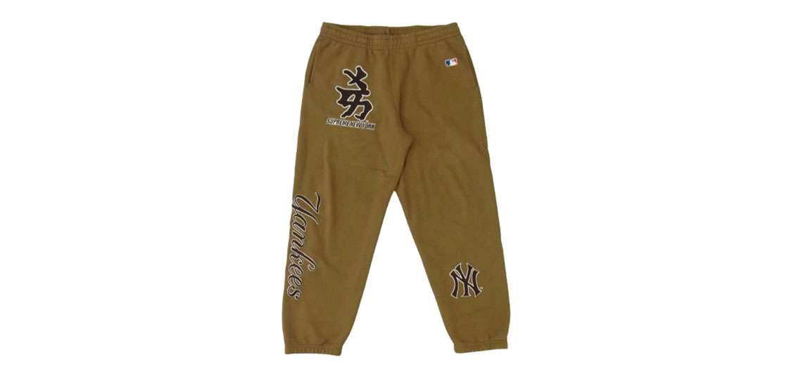 パンツ Supreme New York Yankees Kanji Sweatpant Supreme New York Yankees Kanji Sweatpant Black Men's - FW22 - US