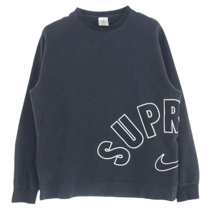 シュプリーム 22SS ×Nike ナイキ Arc Crewneck Black クルーネック スウェット 買取実績 画像