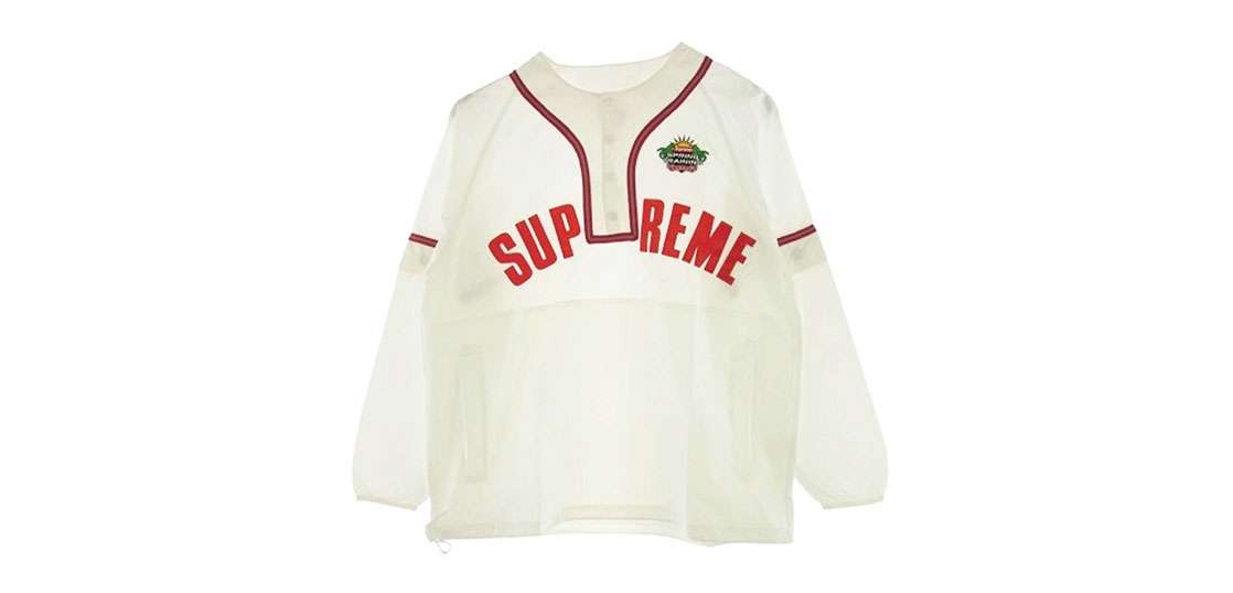 シュプリーム 22SS スナップ オフ スリーブ エルエス ベースボールトップ ベースボールシャツ 2WAY アーチロゴ ナイロン ジャケット 買取実績