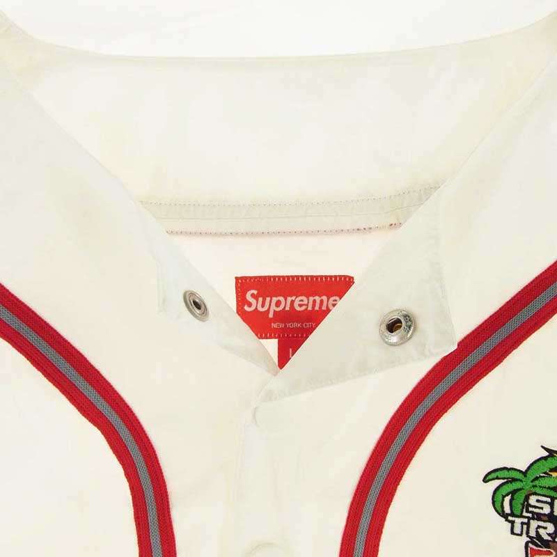 シュプリーム 22SS スナップ オフ スリーブ エルエス ベースボールトップ ベースボールシャツ 2WAY アーチロゴ ナイロン ジャケット 買取実績 画像