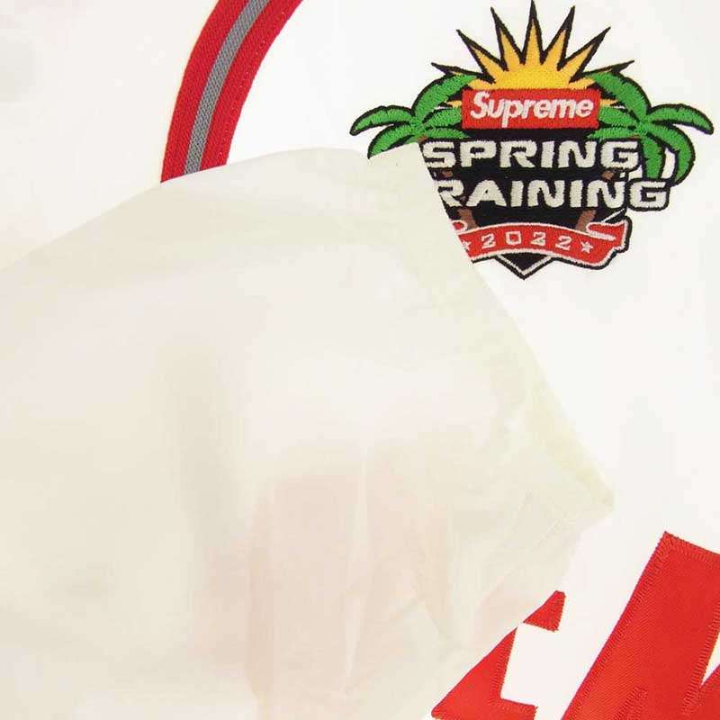 シュプリーム 22SS スナップ オフ スリーブ エルエス ベースボールトップ ベースボールシャツ 2WAY アーチロゴ ナイロン ジャケット 買取実績 画像