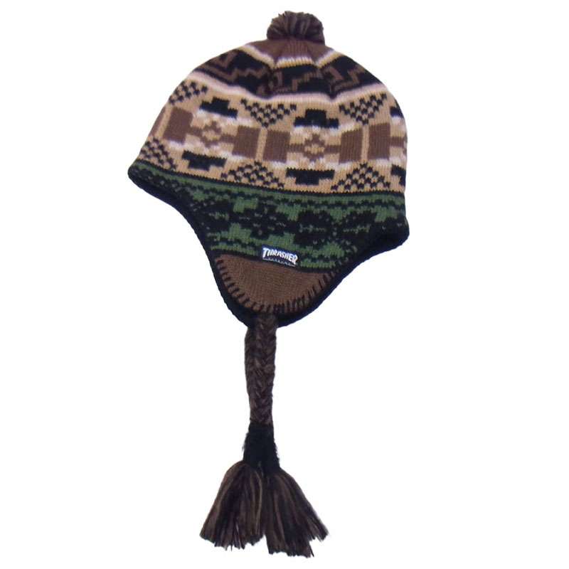 シュプリーム 24AW Thrasher Earflap Beanie ノルディック スラッシャー イヤーフラップ ビーニー 買取実績 画像