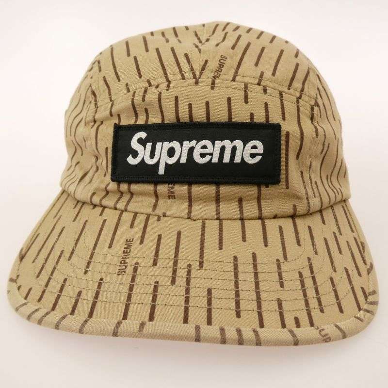 シュプリーム 24W Military Camp Cap Tan Raindrop ミリタリー ボックスロゴ キャンプ 買取実績 画像