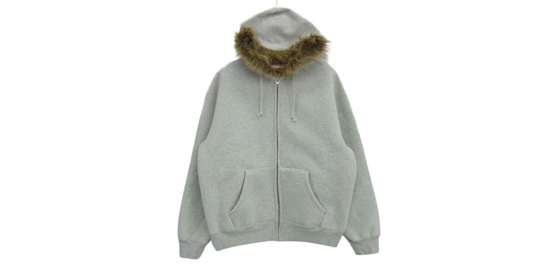 シュプリーム 25AW フェイクファー ジップアップ フーデッド スウェットシャツ パーカー フーディー 買取実績