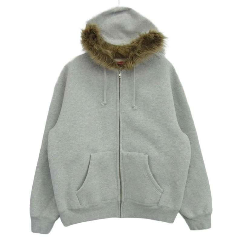 シュプリーム 25AW フェイクファー ジップアップ フーデッド スウェットシャツ パーカー フーディー 買取実績 画像