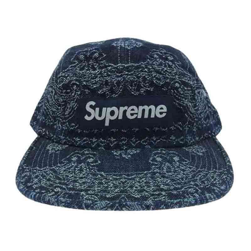 シュプリーム 25SS バンダナ ジャガード デニム ボックスロゴ キャンプ キャップ 買取実績 画像