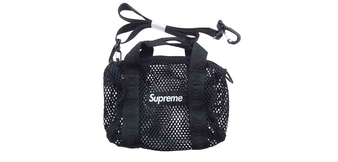 シュプリーム 25ss Mesh Mini Duffle Bag Black 買取実績