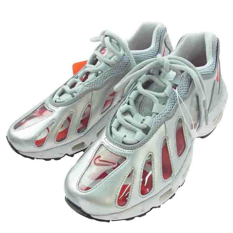 シュプリーム × NIKE ナイキ CV7652-001 AIR MAX 96 エアマックス メタリックシルバー スピードレッド クリア スニーカー 買取実績 画像
