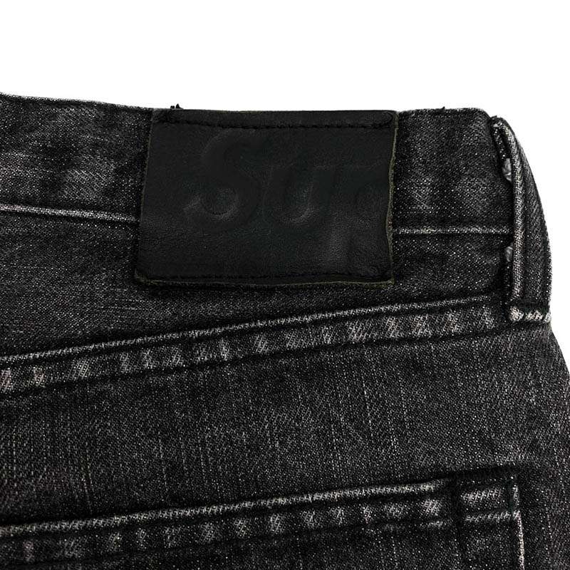 シュプリーム USA製 リジッド スリム ジーンズ 赤耳 ブラック デニム パンツ 買取実績 画像