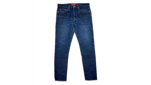 シュプリーム USA製 リジッド スリム ジーンズ ワングラム期 14oz インディゴ 赤耳 デニム パンツ 買取実績