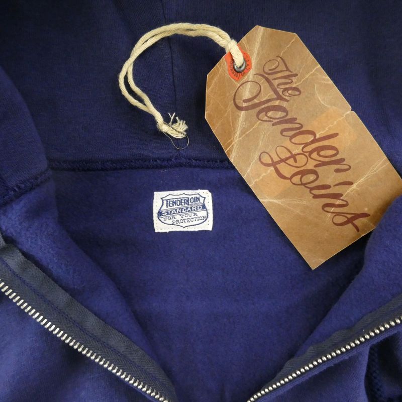 テンダーロイン T-PARKA ZIP ロゴ バックプリント ジップ アップ スウェット パーカー フーディー 買取実績 画像