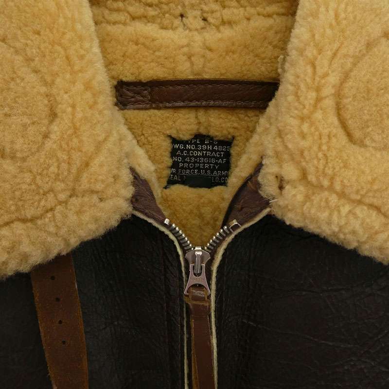ザリアルマッコイズ 43-13616-AF B-6 ムートン ボマー ボア レザー フライト ジャケット 買取実績 画像