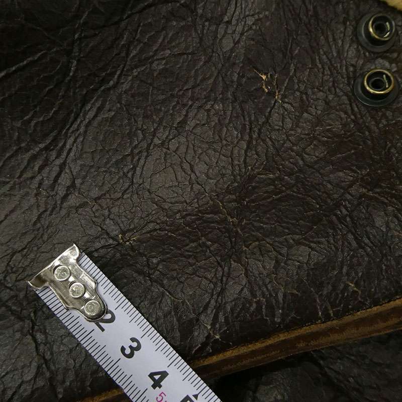 ザリアルマッコイズ 43-13616-AF B-6 ムートン ボマー ボア レザー フライト ジャケット 買取実績 画像