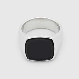 天然石リングと種類と特徴 オニキス(BLACK ONYX) 画像