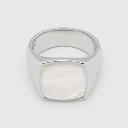 天然石リングと種類と特徴 マザーオブパール(WHITE MOP) 画像