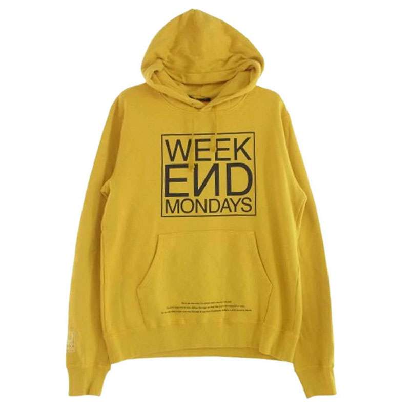アンダーカバー 19SS UCW9807 WEEKEND MONDAYS フロントロゴプリント プルオーバーパーカー フーディ 買取実績 画像