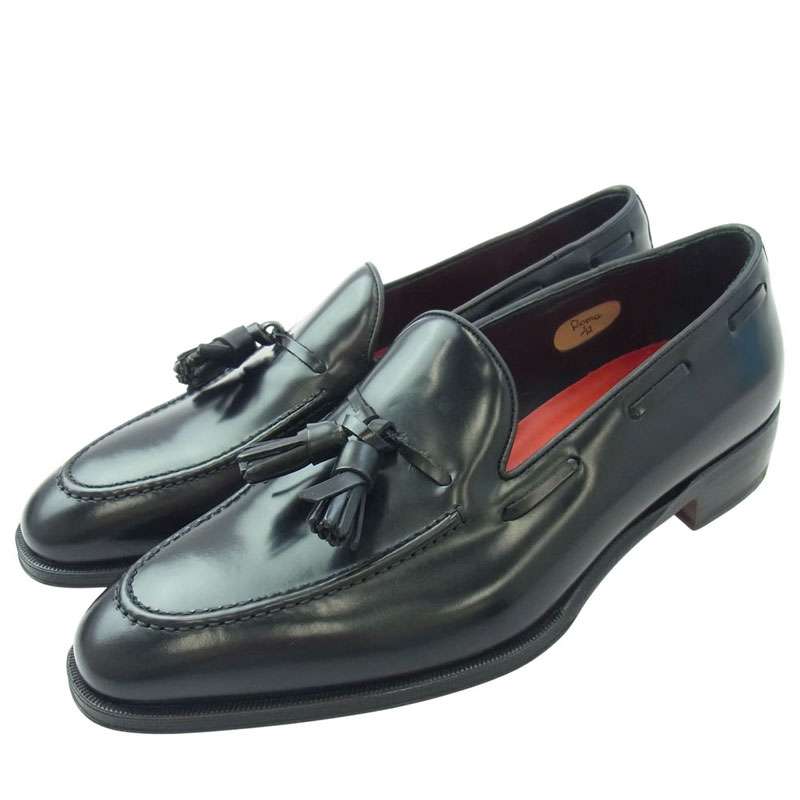 ウノピュウノウグァーレトレ イタリア製 Roma レザー タッセル ローファー 買取実績 画像