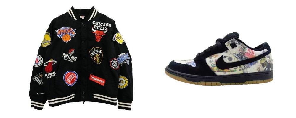 シュプリーム NIKE ナイキ 18SS NBA Teams Warm-Up Jacket　シュプリーム × ナイキ FD8778-001 SBの画像