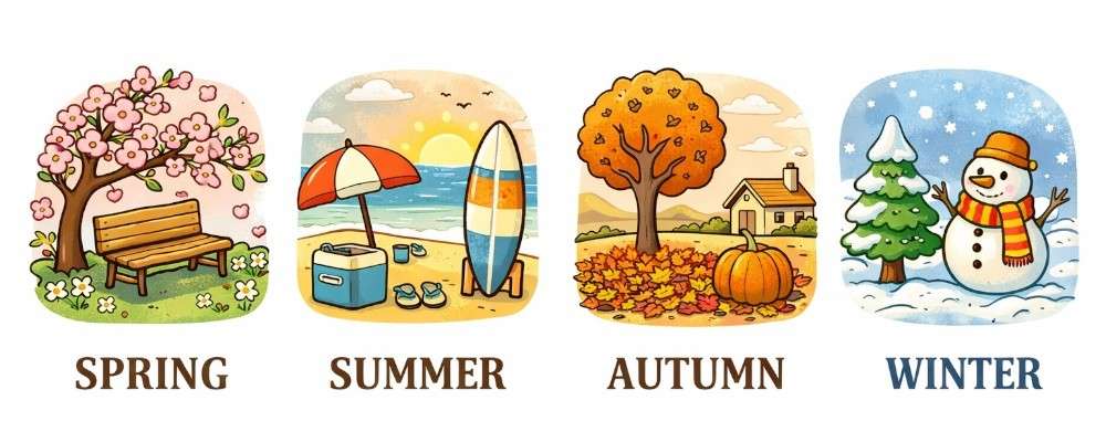 四季のイラスト画像